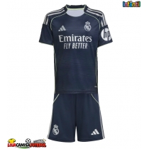 Camisa de Futebol Real Madrid David Alaba #4 Equipamento Secundário Infantil 2025-26 Manga Curta (+ Calças curtas)